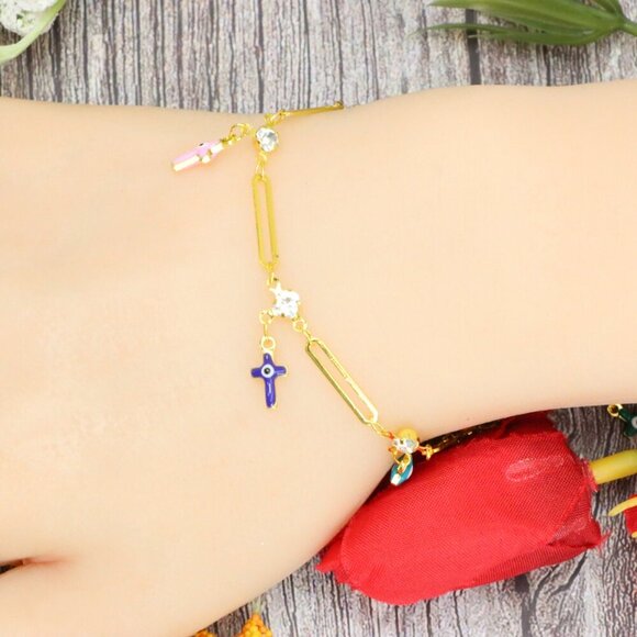"Trendy Handmade Bracelet – A Stylish Gift for Women & Girls, MAR091398 - Picture 8 of 10